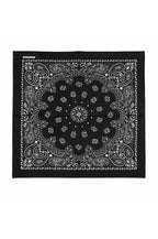 Hira Midnight Black Paisley Premium Cotton Bandana Collection | Pack of 6