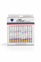 Hira Heritage Pastel Premium Cotton Handkerchief Collection | Pack of 12