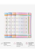 Hira Heritage Pastel Premium Cotton Handkerchief Collection | Pack of 12