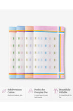 Hira Heritage Pastel Premium Cotton Handkerchief Collection | Pack of 12