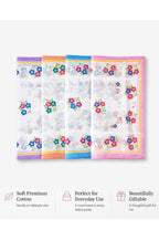 Hira Floral Symphony Luxury Cotton Handkerchief Gift Collection | Pack of 12