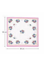 Hira Floral Symphony Luxury Cotton Handkerchief Gift Collection | Pack of 12