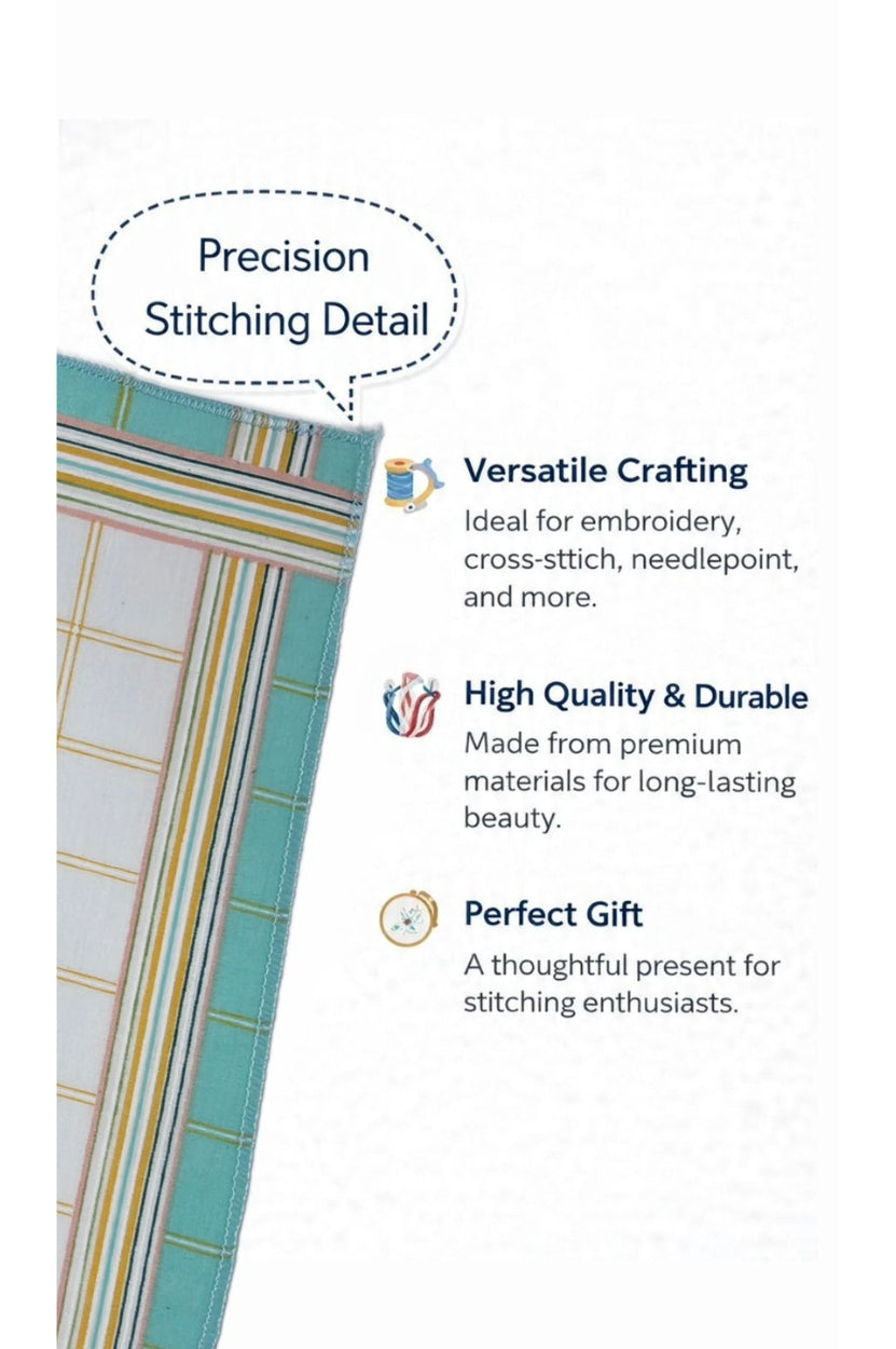 Hira Pastel Luxe Premium Soft Cotton Handkerchief Collection | Pack of 12