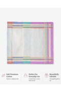 Hira Pastel Luxe Premium Soft Cotton Handkerchief Collection | Pack of 12