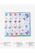 Hira Petal Whisper Elegant Cotton Handkerchief Collection | Pack Of 12