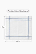 Hira Heritage Royale Premium Cotton Handkerchief Collection | Pack of 6