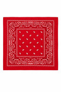Hira Crimson Red Paisley Premium Cotton Bandana Collection | Pack of 6